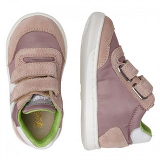 Falcotto Sasha-Sneaker con Dettagli Glossy-Bianco-Rosa